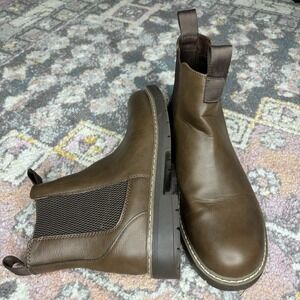 Portland Boot Company Mens 10 Brown Chelsea Boots Ankle Casual Preppy Slip On